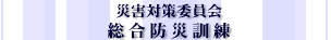 総合防災訓練